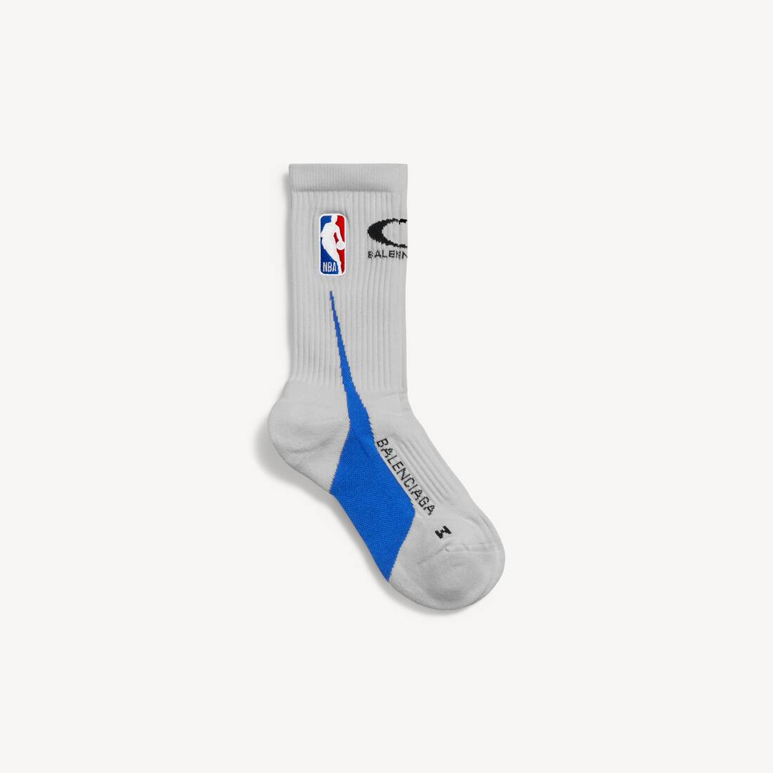 Calcetines para Hombres Balenciaga | Colaboración NBA en Blanco Sucio