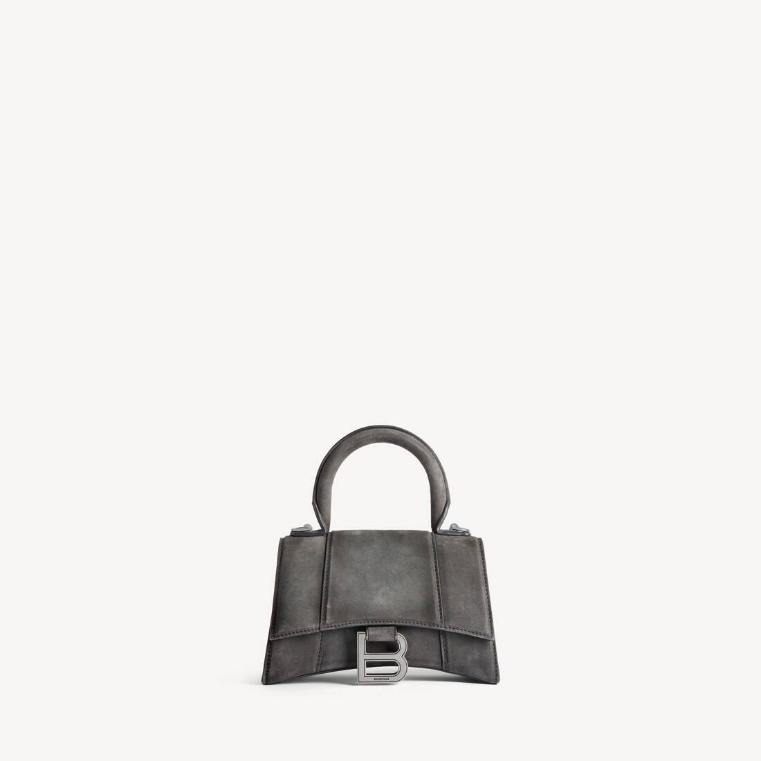 Bolso de Mujer Tipo Hora de Arena Xs en Gris Tormenta