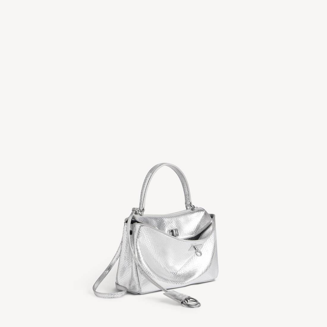 Bolso de Rodeo Mini para Mujer en Plata