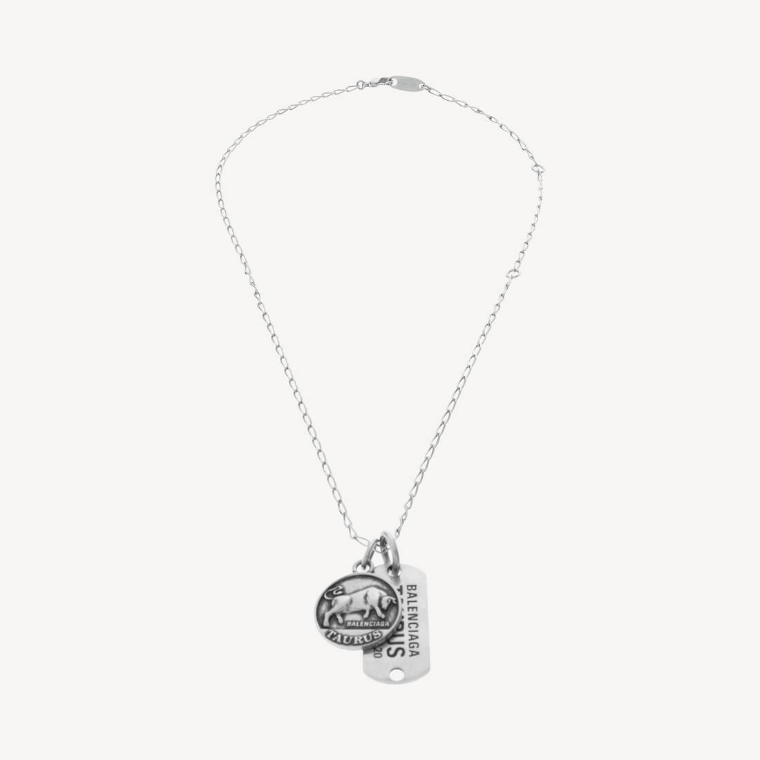 Collar de Horóscopo para Tauro en Plata