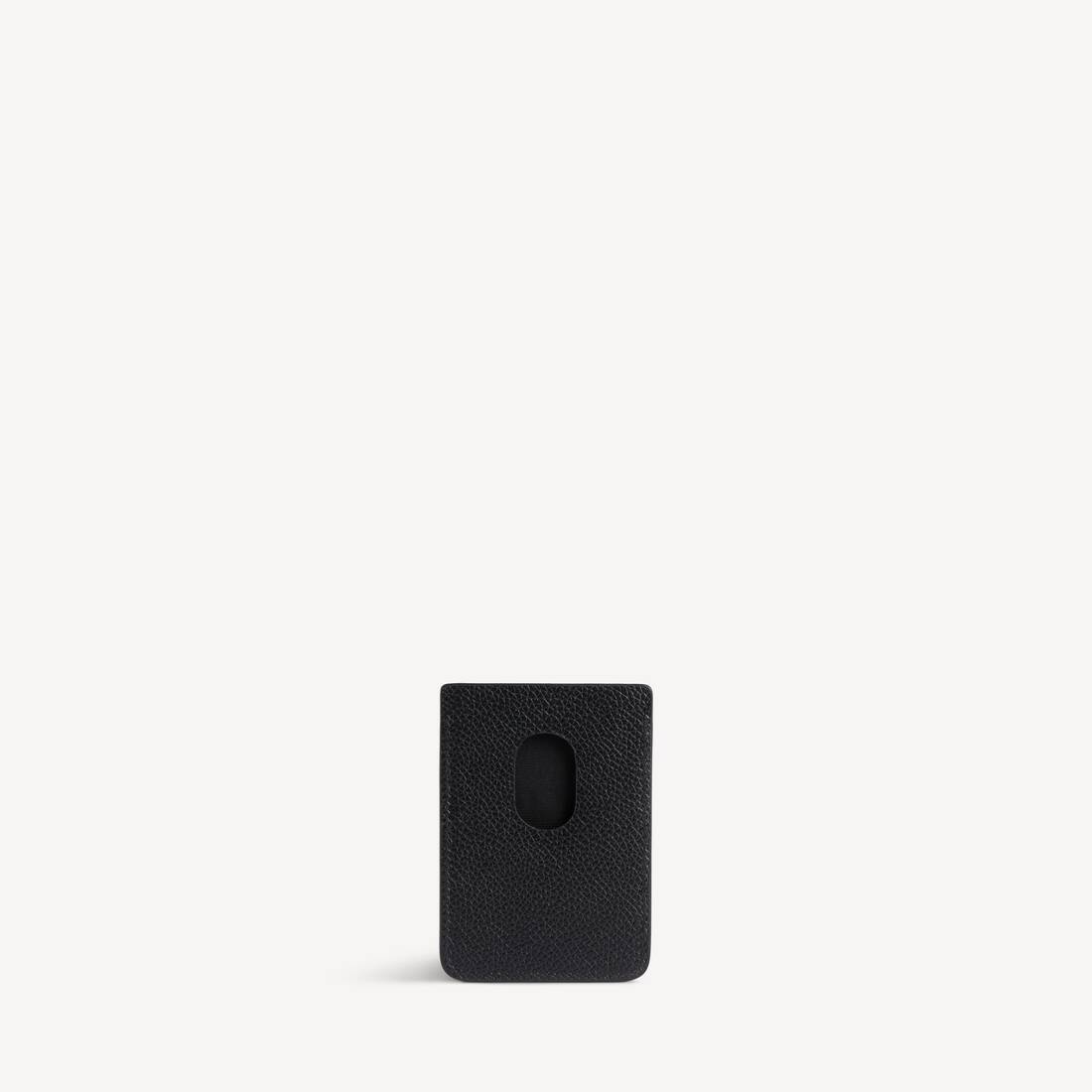 Porta tarjetas magnético para hombre en negro
