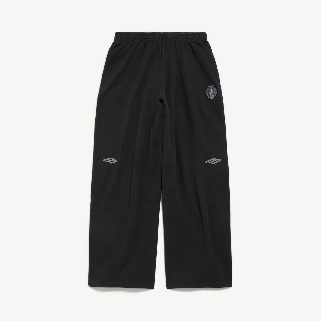 Pantalones deportivos holgados para hombre 3B en negro/antracita