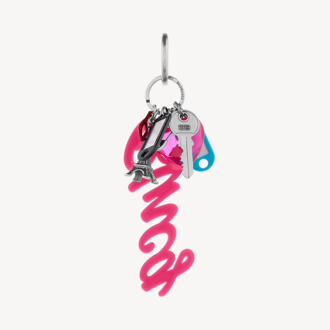 Charm/cartera de mujer con reloj de arena suave grande de recuerdo multicolor