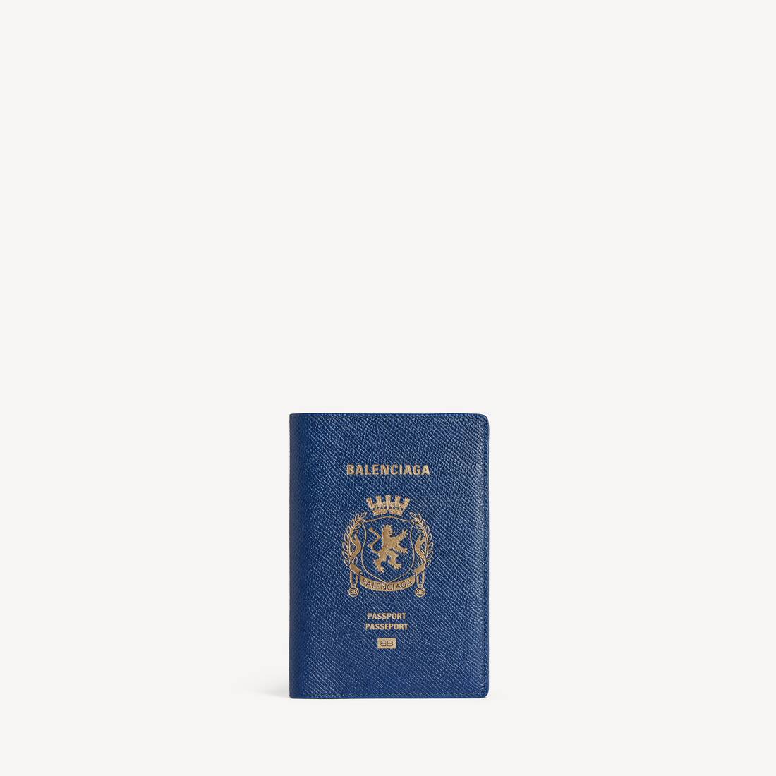 Portapasaporte para hombre en azul pasaporte