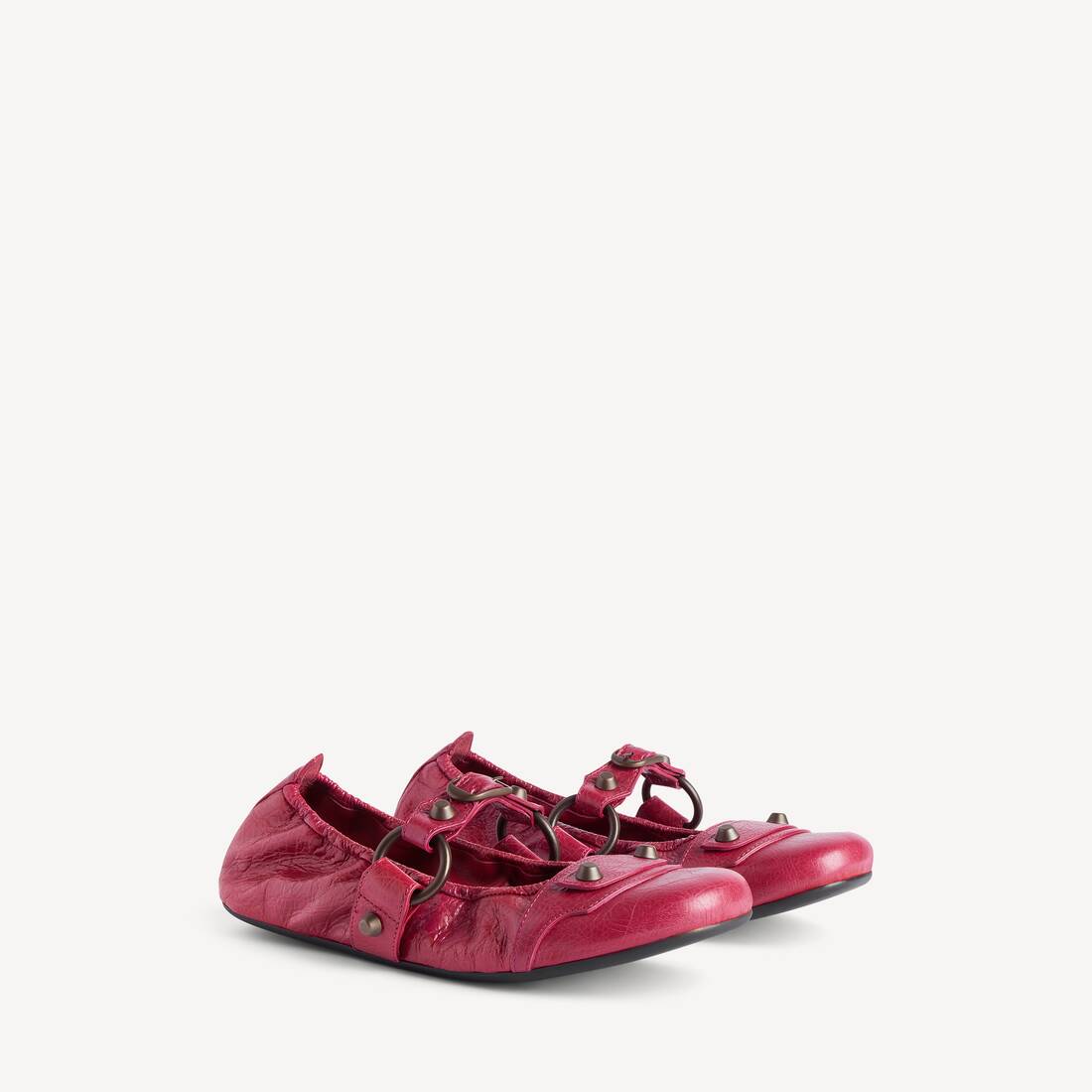 Bailarina de ciudad para mujer en framboise