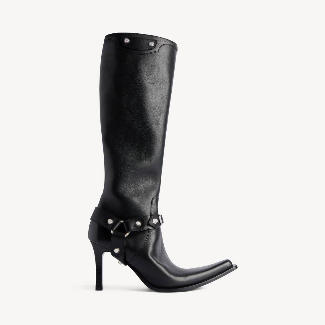 Bota de ciudad para mujer con hebilla en negro