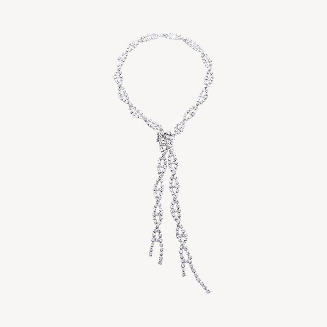 Collar de Riviera para mujer en plata brillante