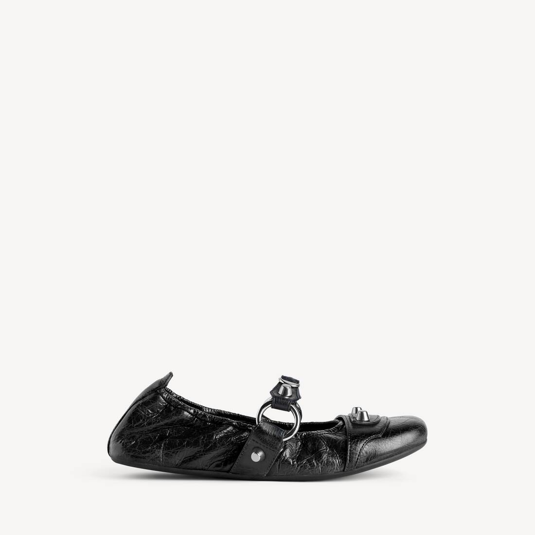 Balerina de ciudad para mujer en negro/plata