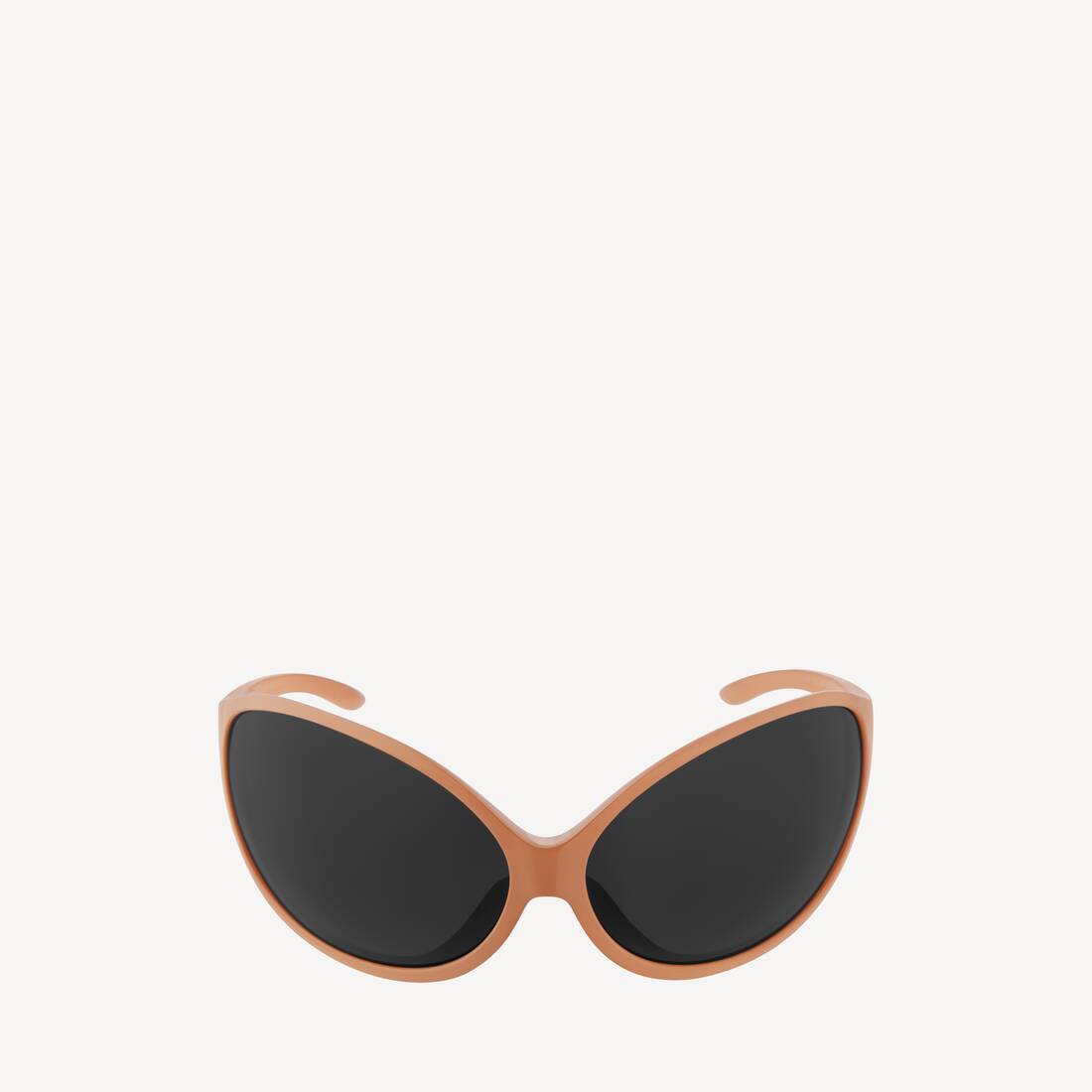Gafas de sol redondas Phantom en nude lechoso