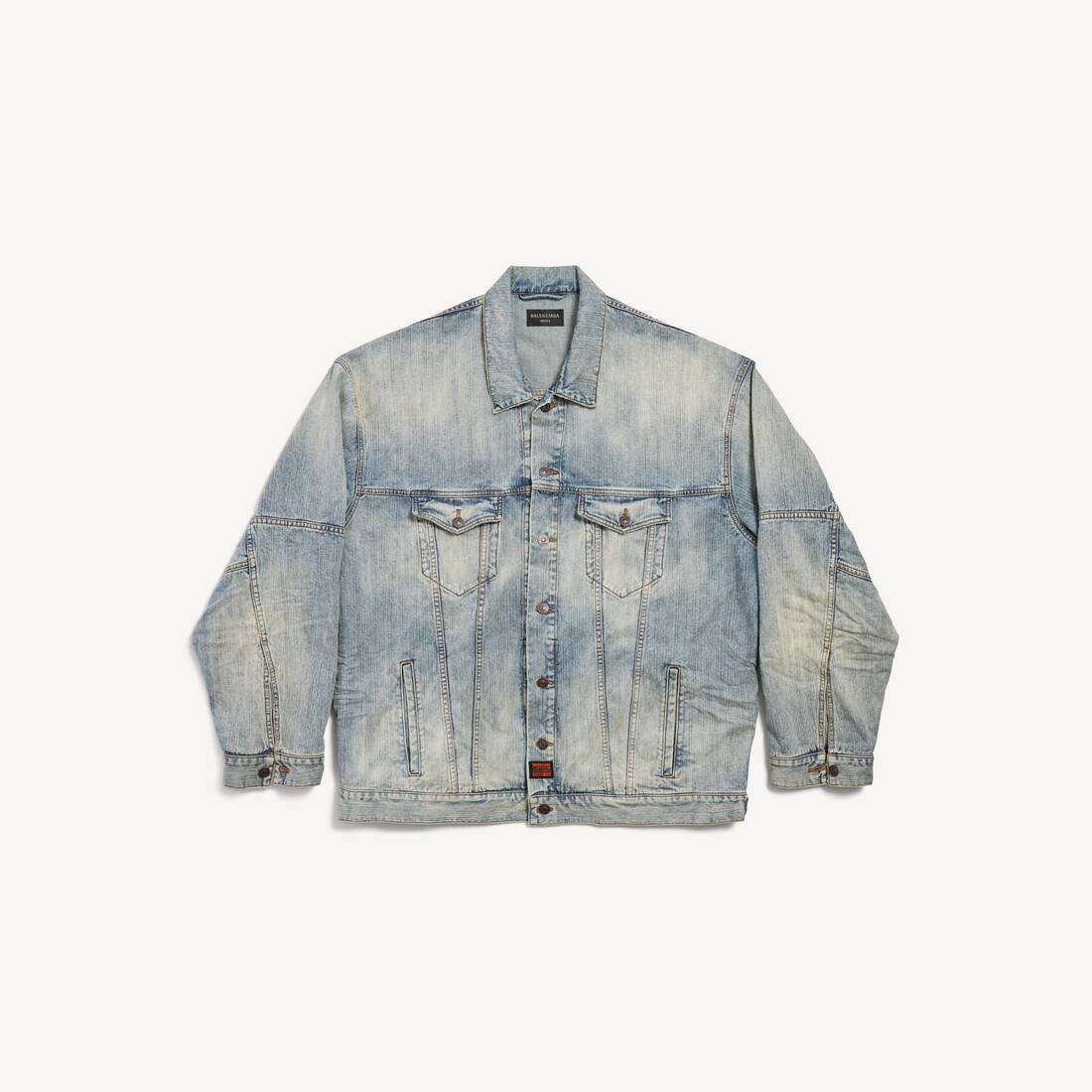 Chaqueta masculina amplia en azul