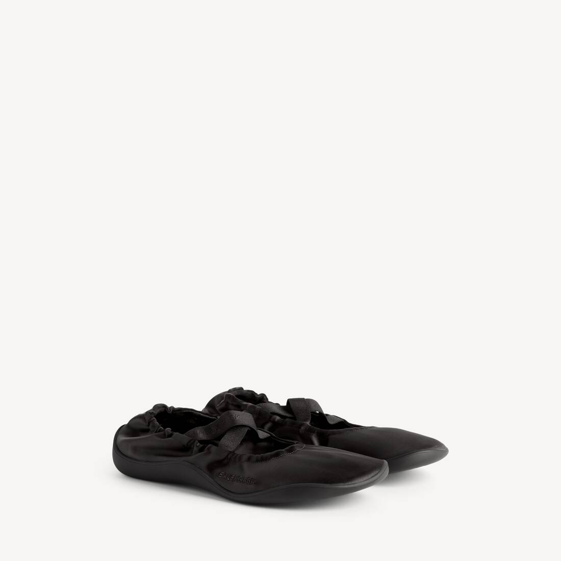 Zapatillas de bailarina planas para mujer en negro