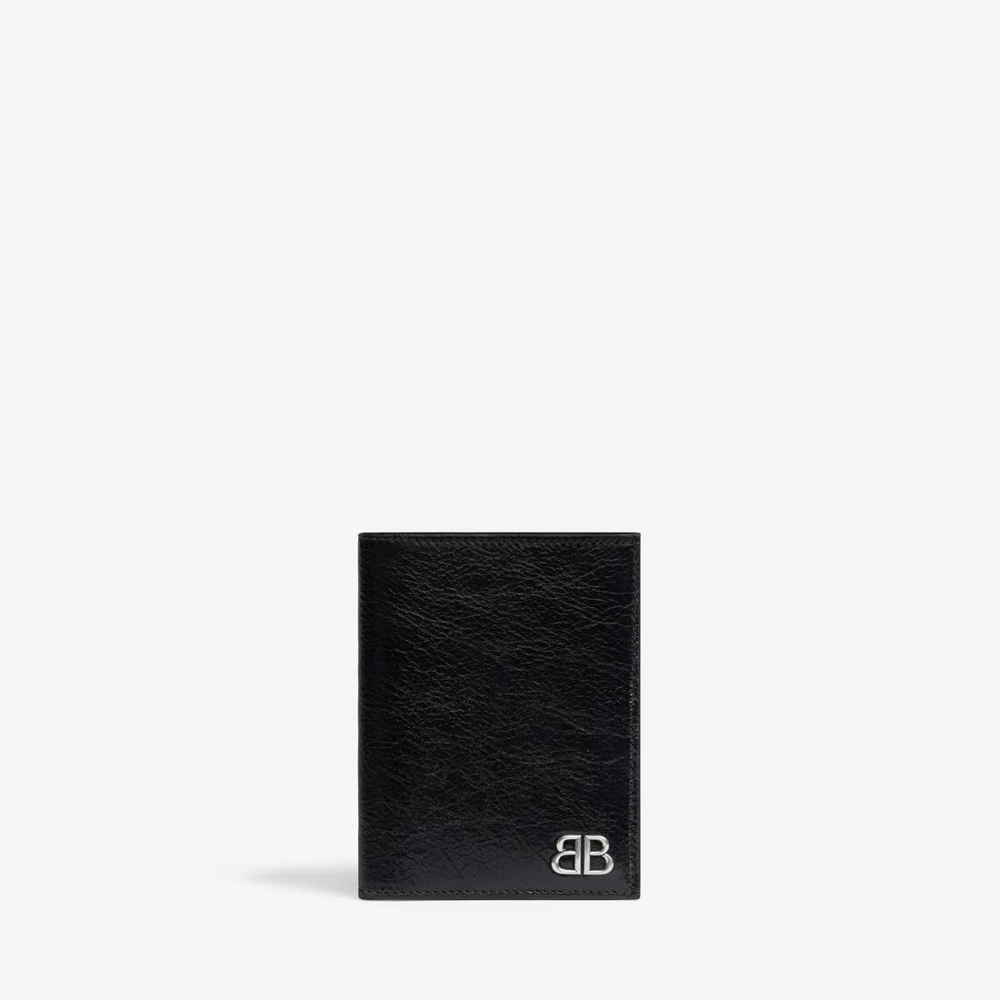 Cartera Vertical Bifold para Hombre en Negro