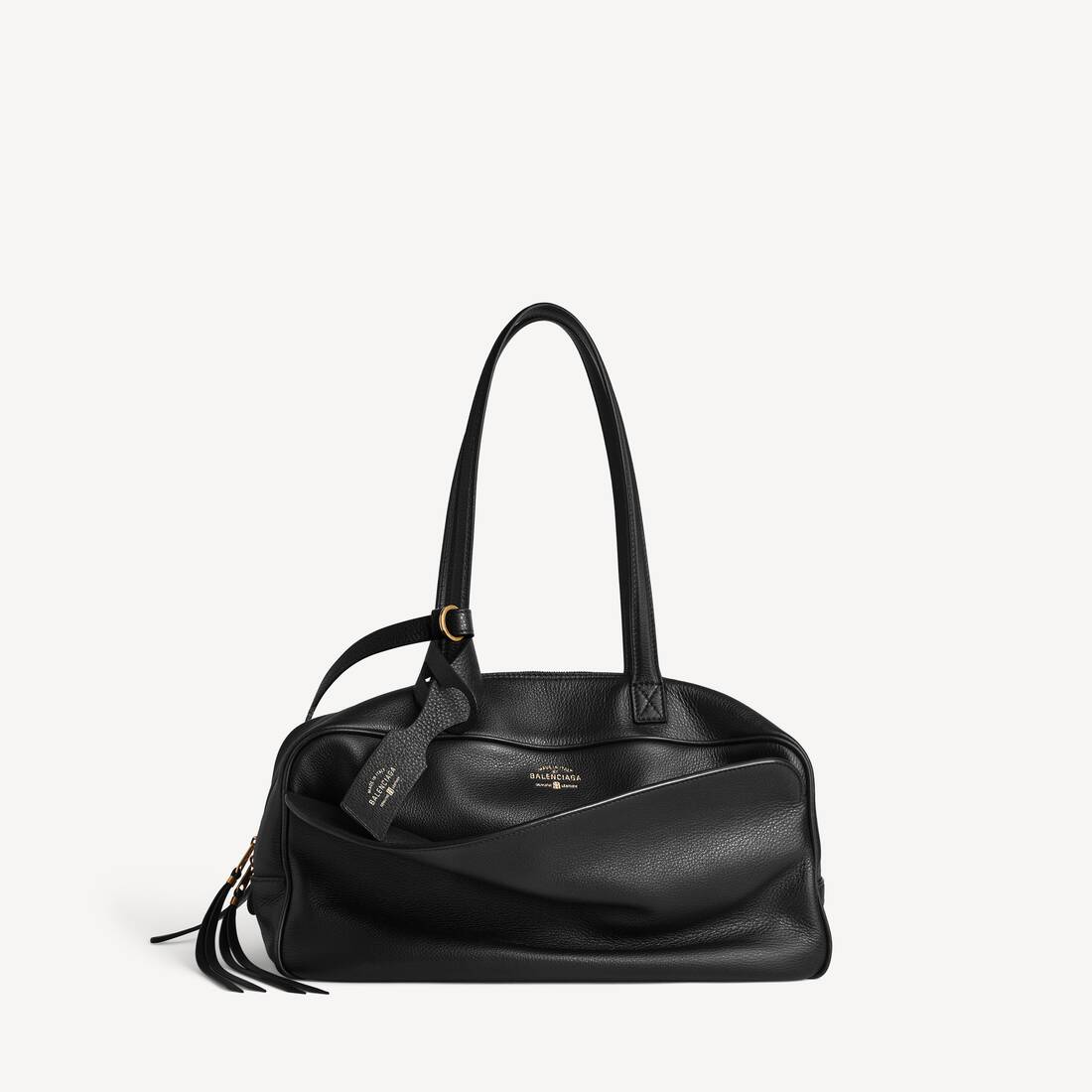 Bolsa de Bowling para Mujer Carrie Mediana en Negro
