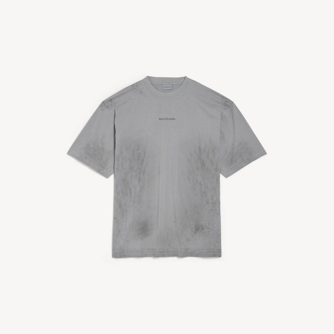 Camiseta trasera para hombre de Balenciaga, talla media, en gris Balenciaga