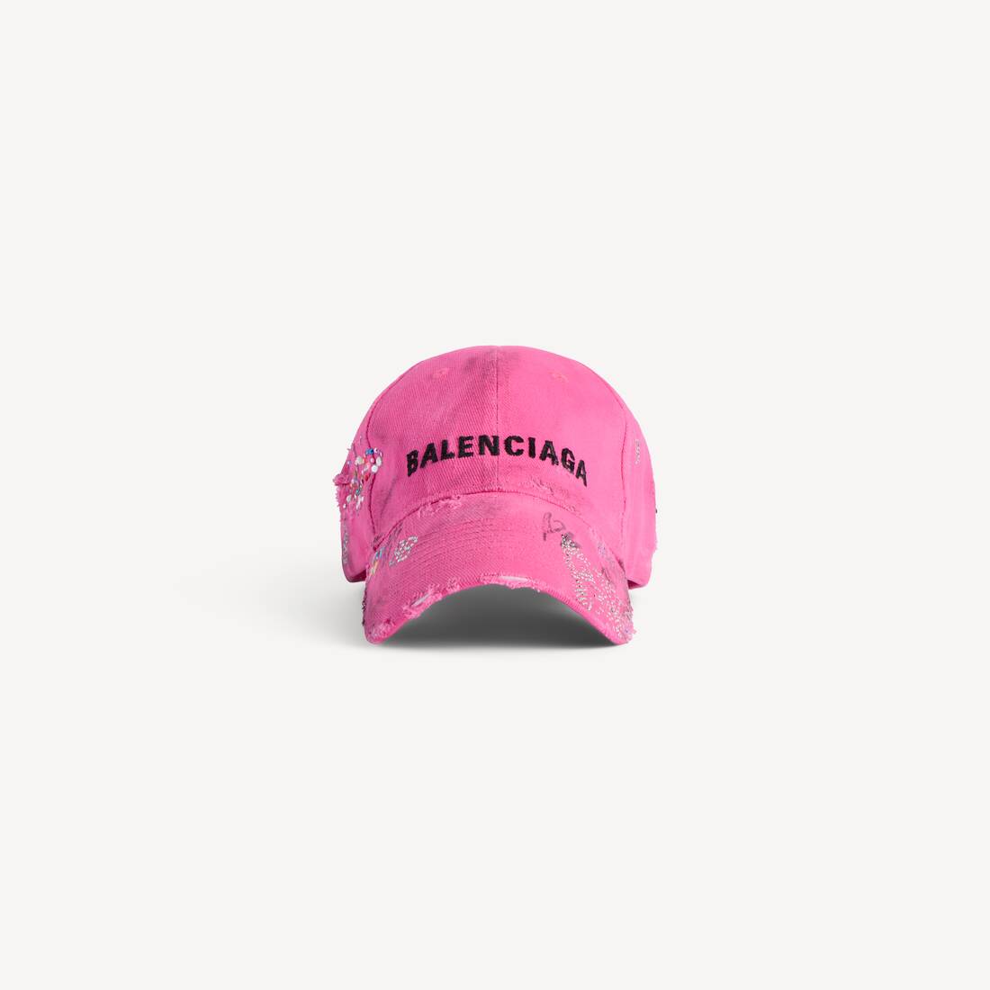 Gorra reciclada para hombre en rosa