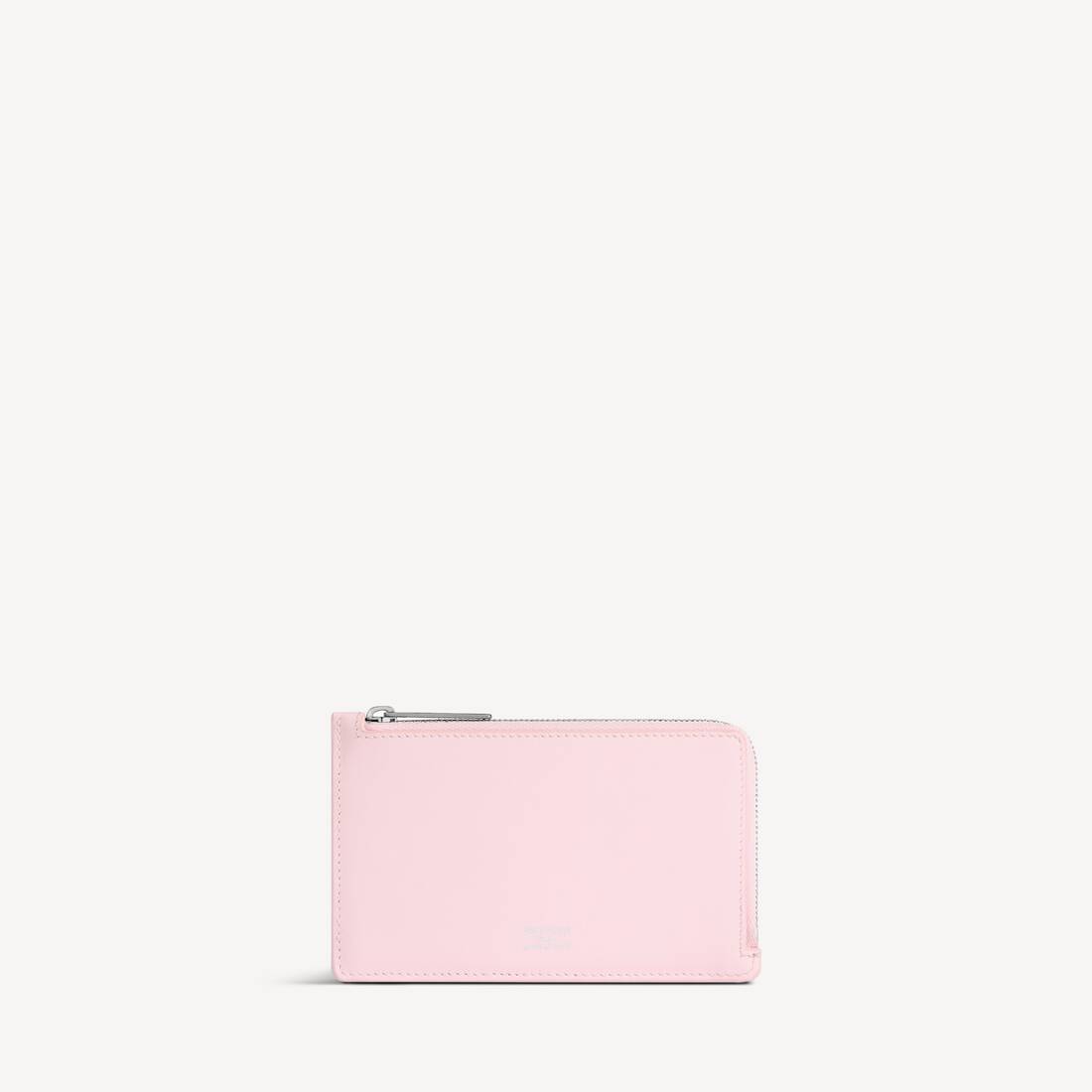 Billetera de monedas y tarjetas larga para mujer en rosa petalo