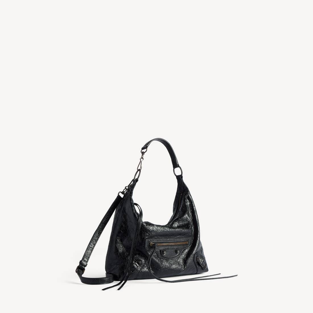 Bolso Hobo Pequeño para Mujer Le City en Negro