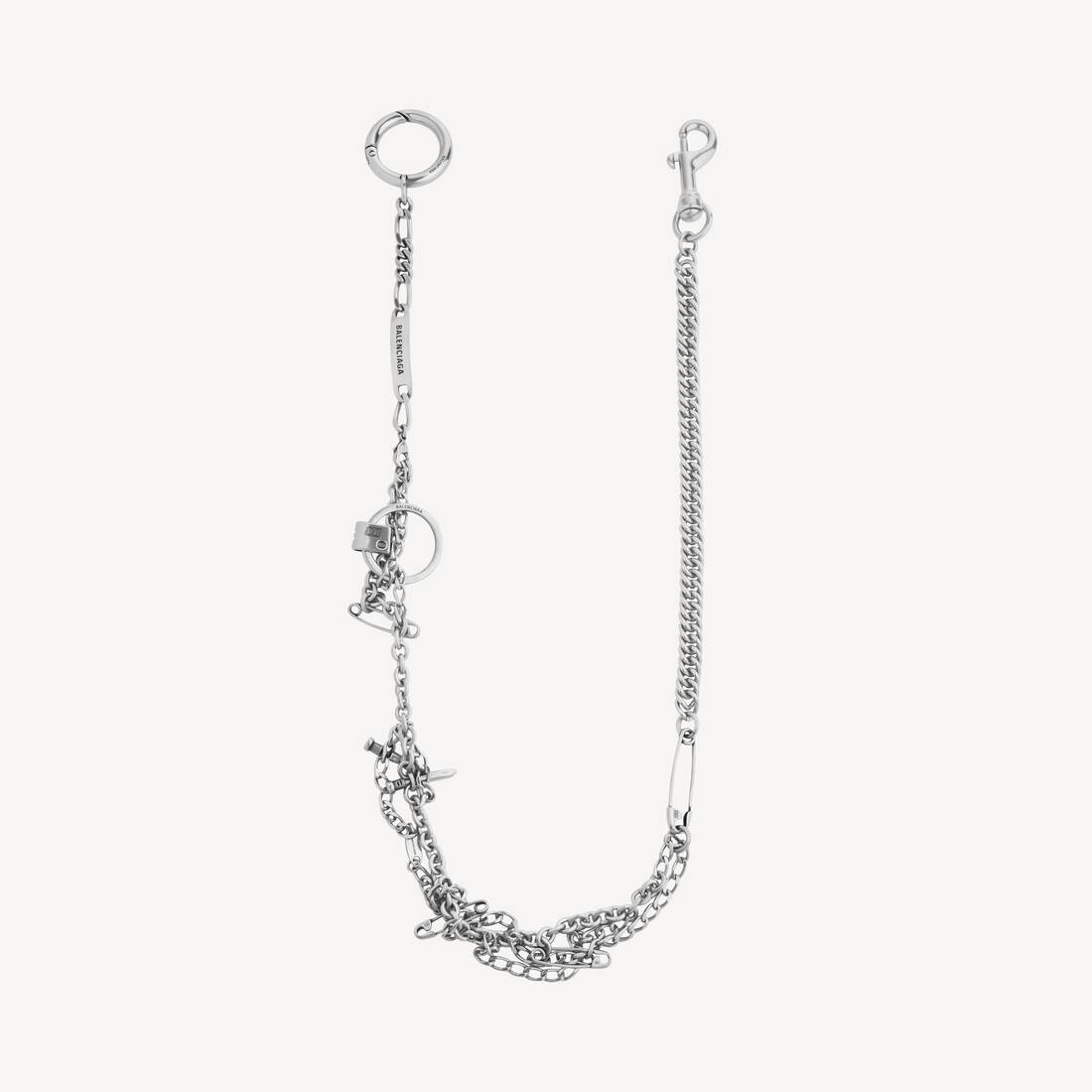 Cadena para Pantalones Hecha a Mano en Plata