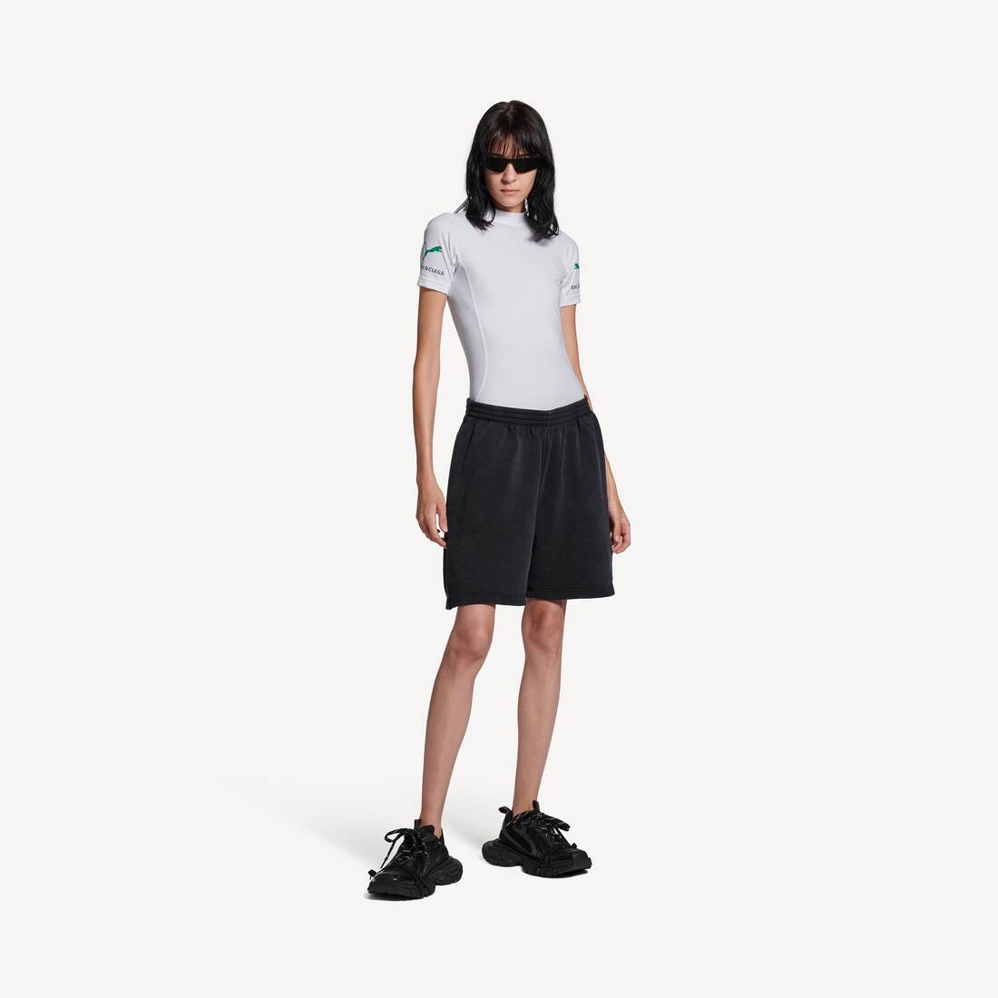 Camiseta ajustada Balenciaga I Puma en blanco