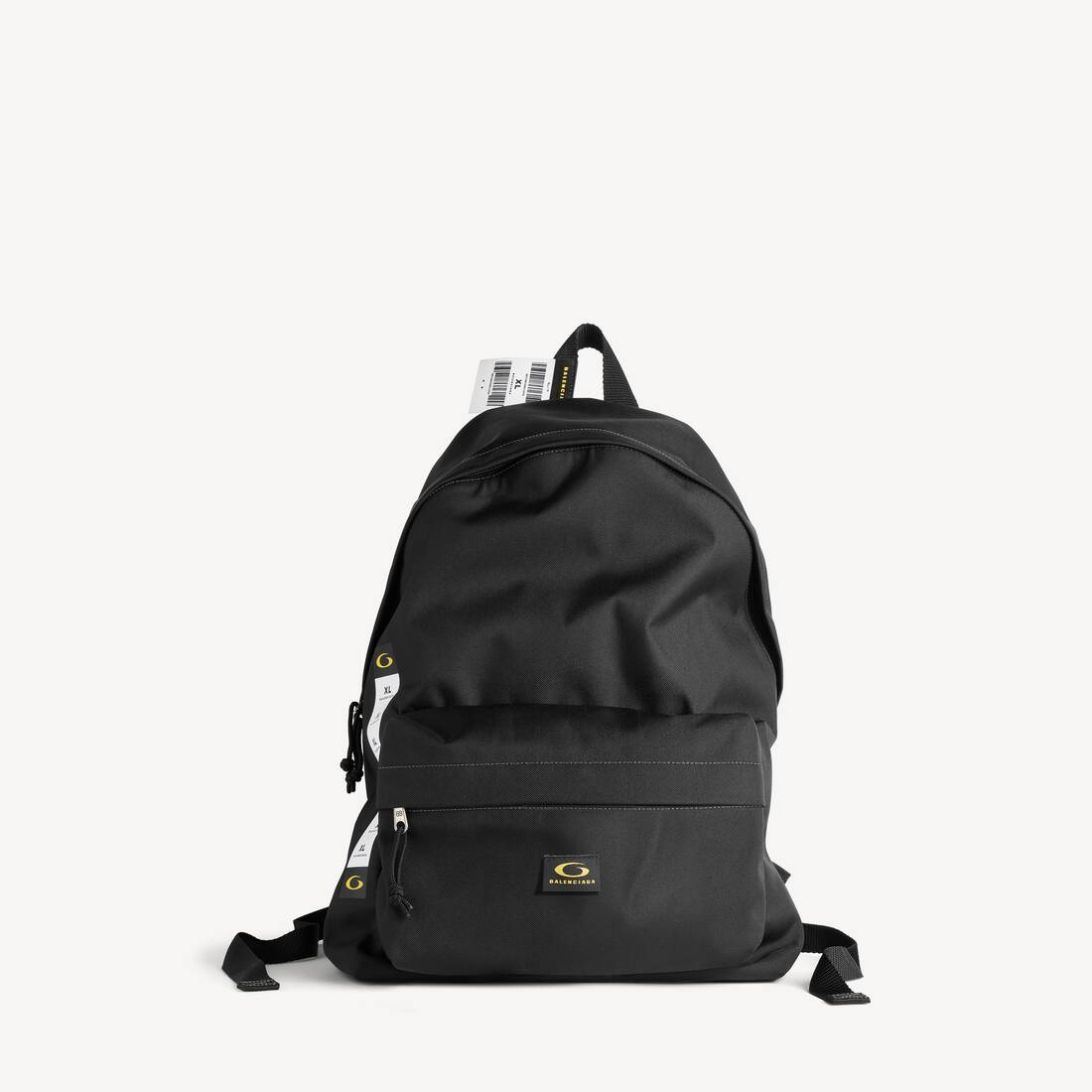 Mochila de explorador para hombre en negro/amarillo/blanco