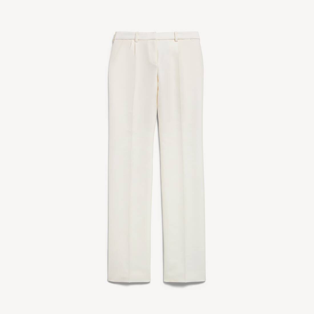 Pantalones femeninos ajustados en color marfil