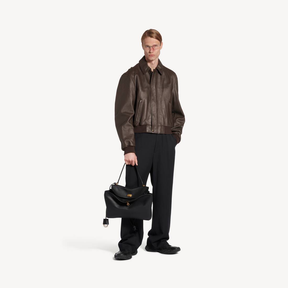 Chaqueta para Hombres en Marrón Oscuro