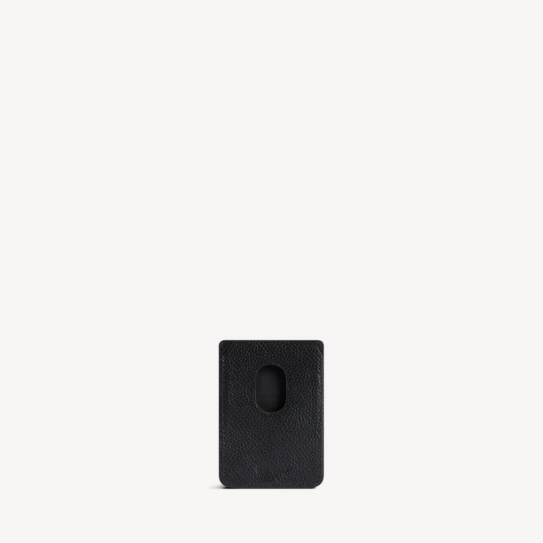 Porta tarjetas de magnetismo de efectivo para hombre en negro