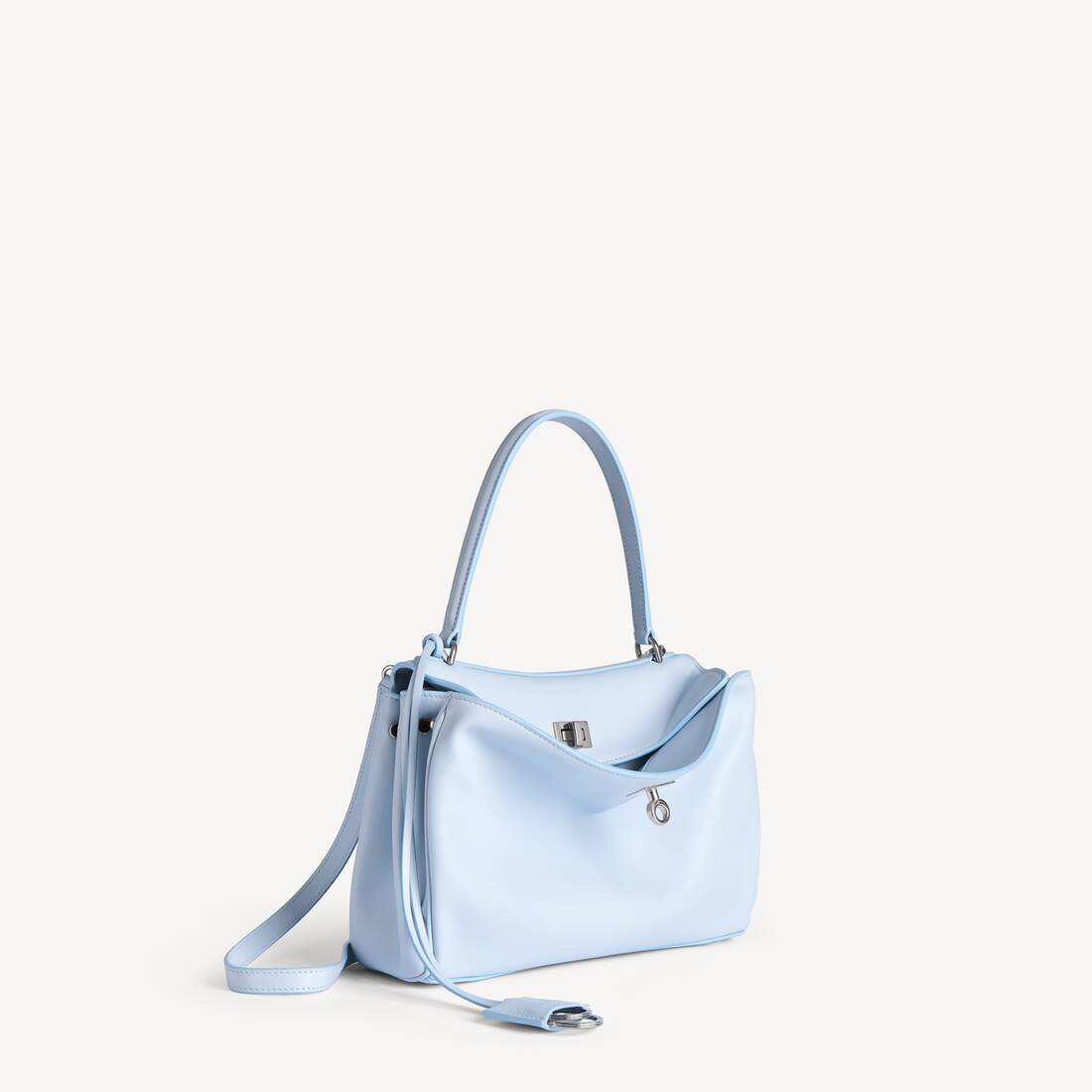 Bolso de Rodeo para Mujer Pequeño en Azul Nublado