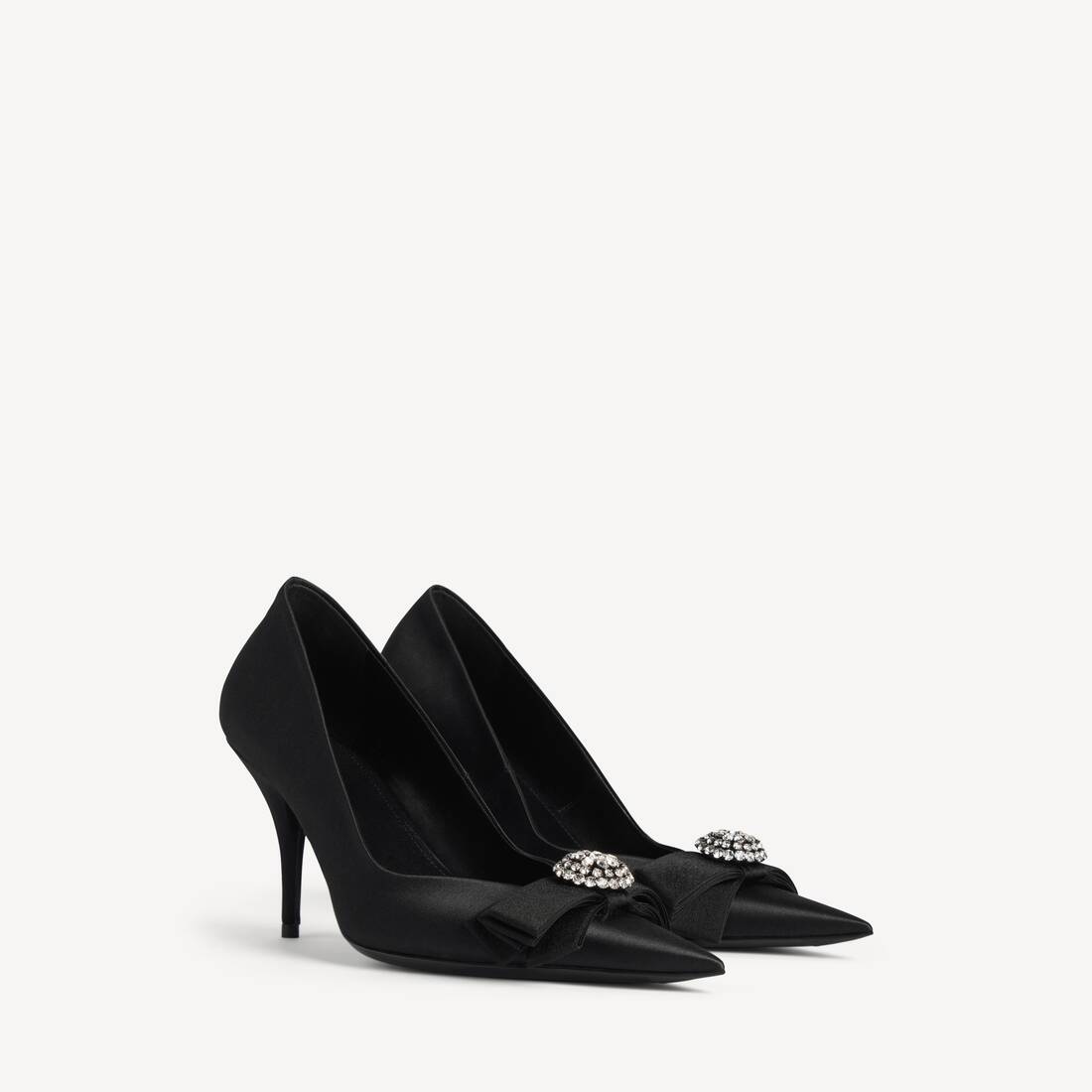 Zapato de tacón palazzo para mujer en negro
