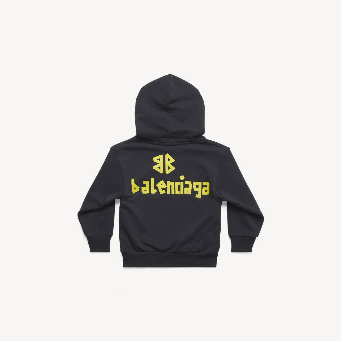Niños - Sudadera tipo cinta en negro desgastado