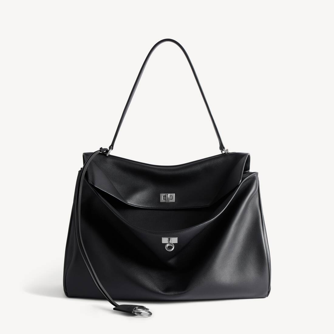 Bolso de Rodeo para Mujer Grande en Negro