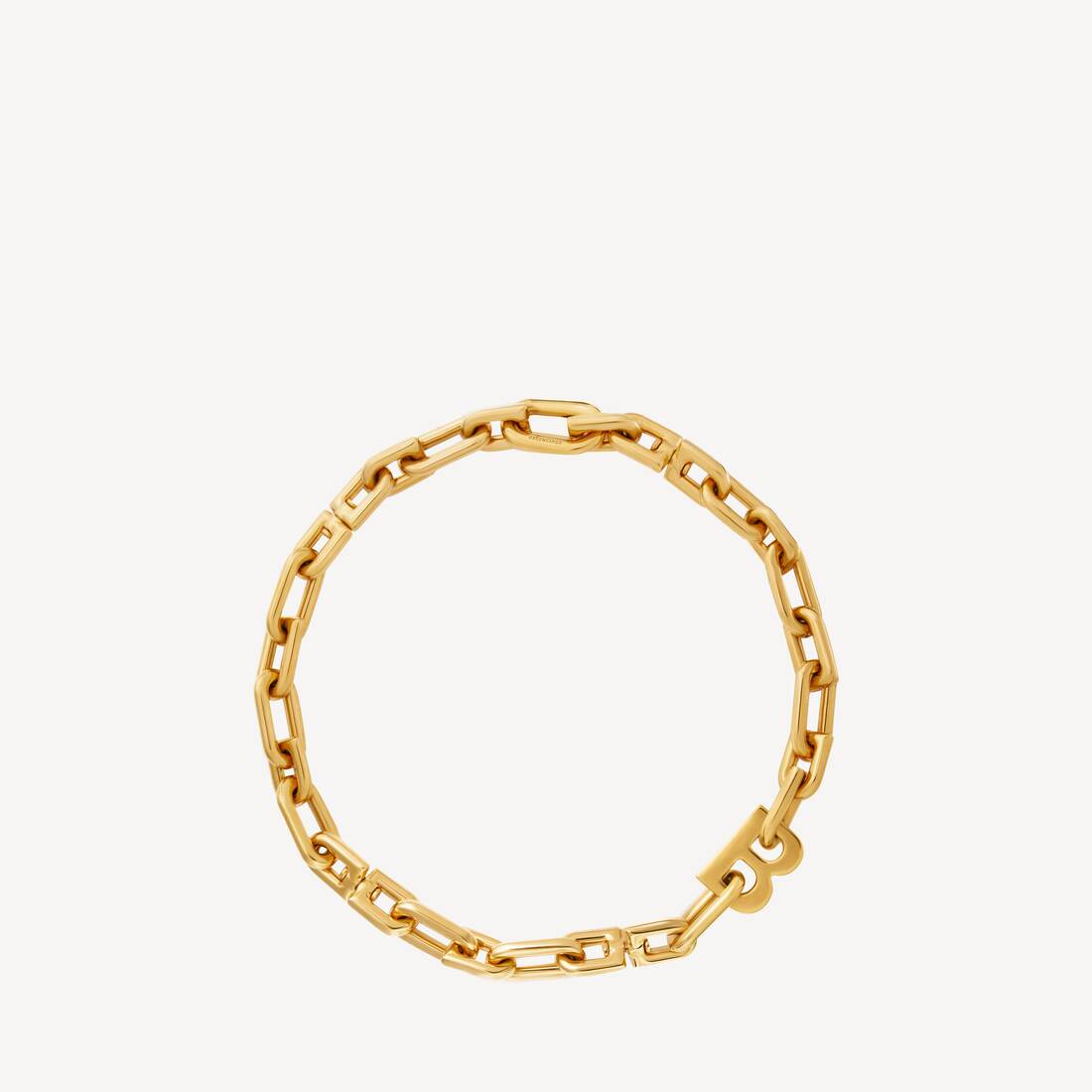 Collar delgado B Chain en dorado