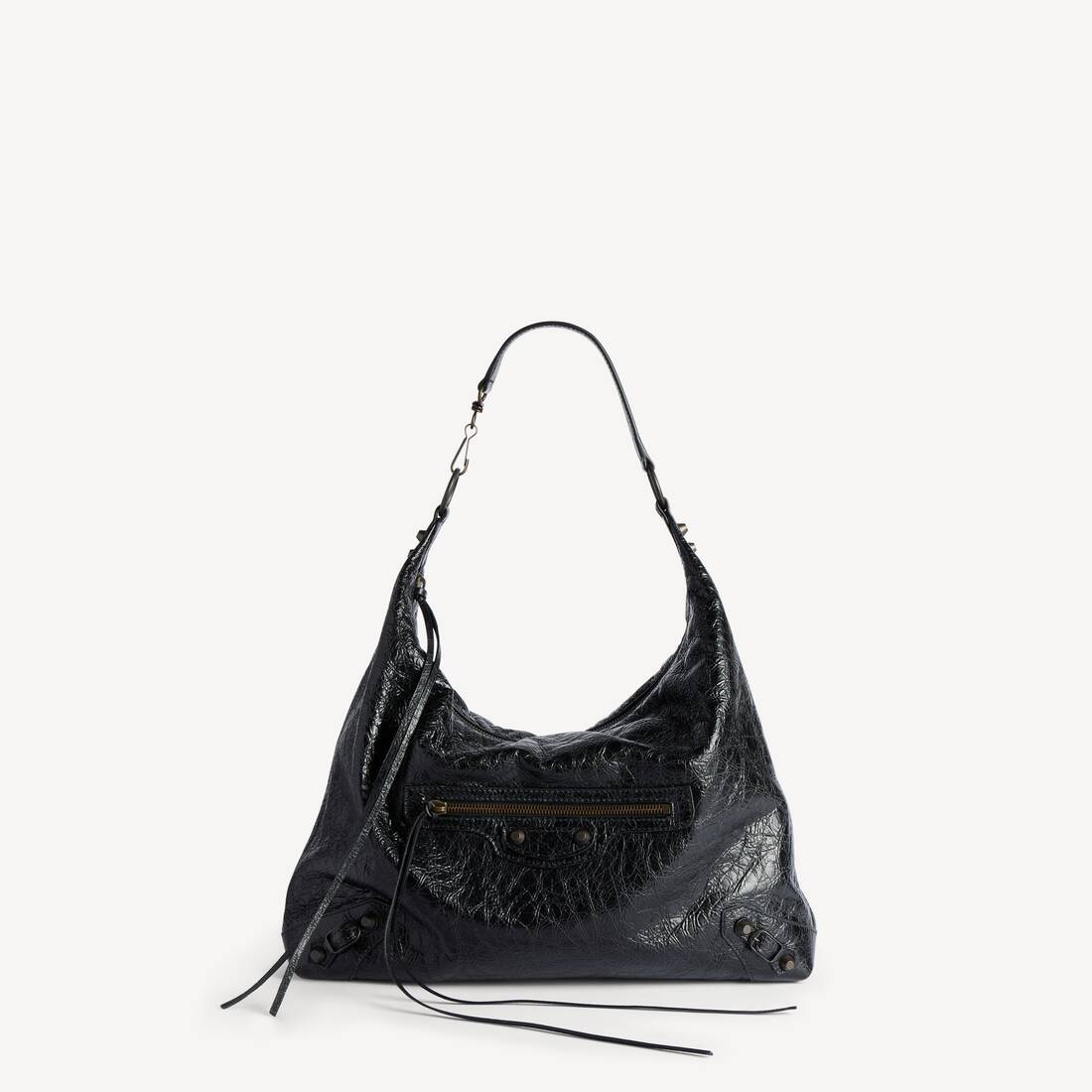 Bolso Hobo Le City Mujer Mediano en Negro