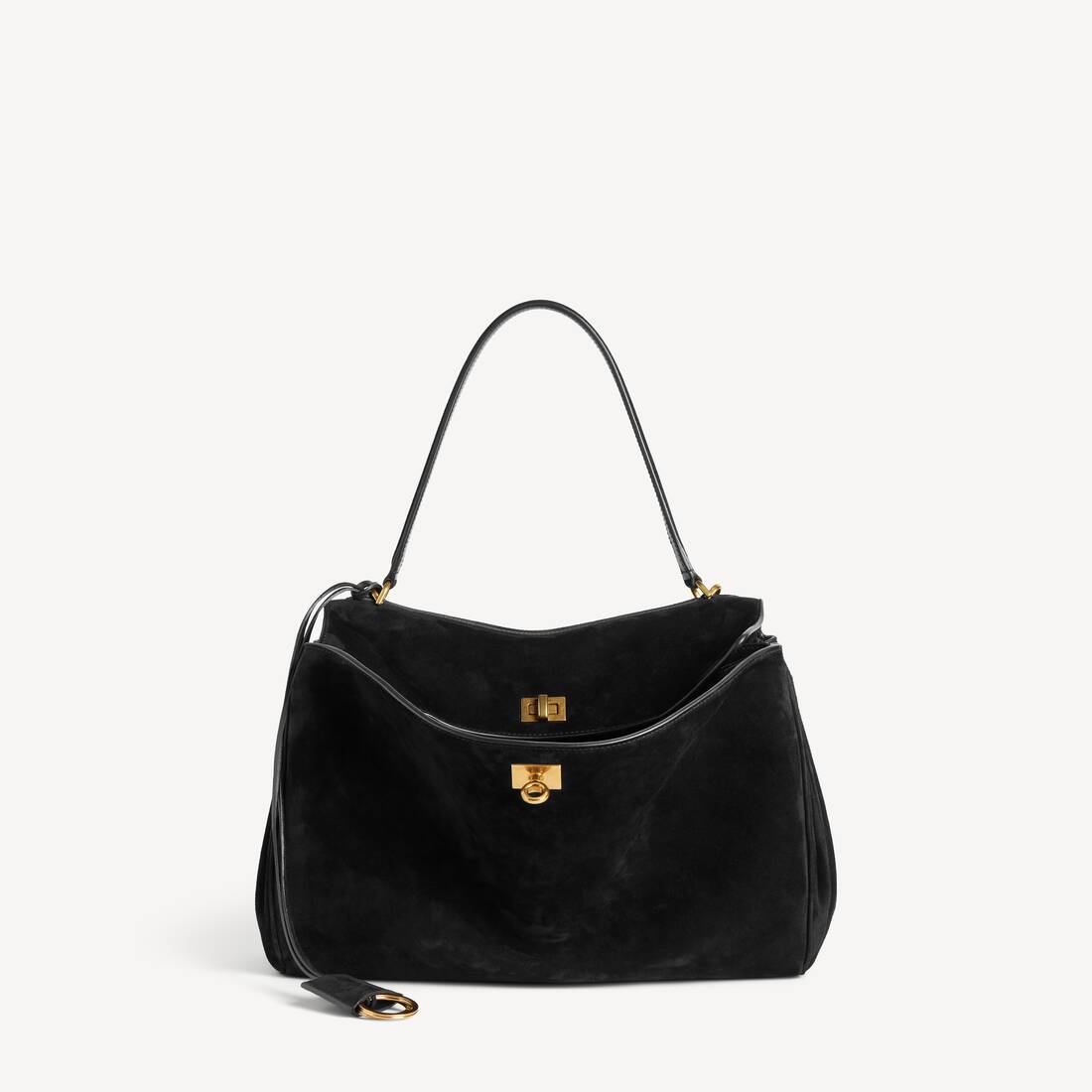 Bolso de Rodeo para Mujer Mediano en Negro