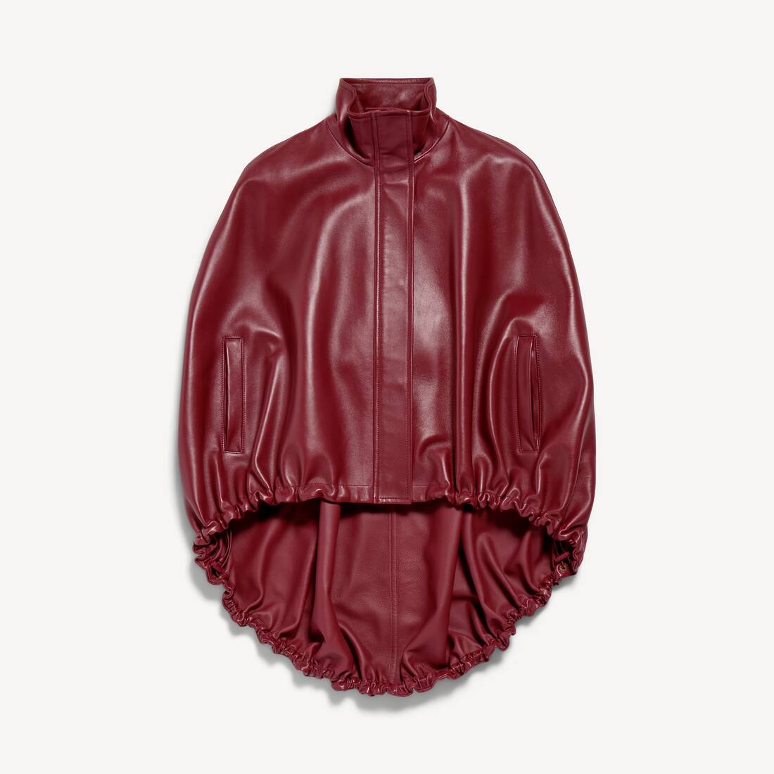 Capa Corta para Mujer en Burdeos