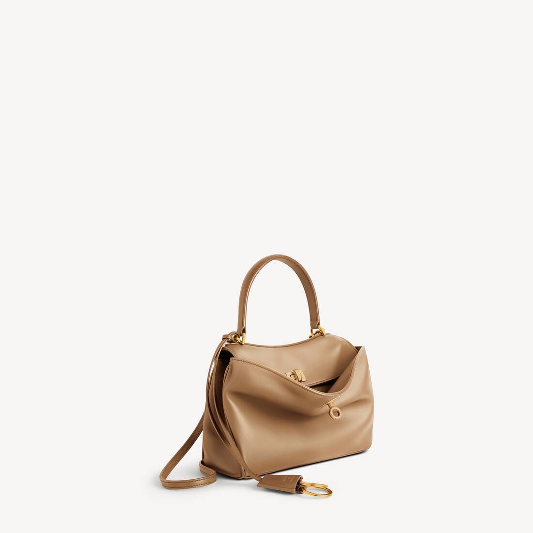 Bolso de mano Rodeo para mujer mini en moca
