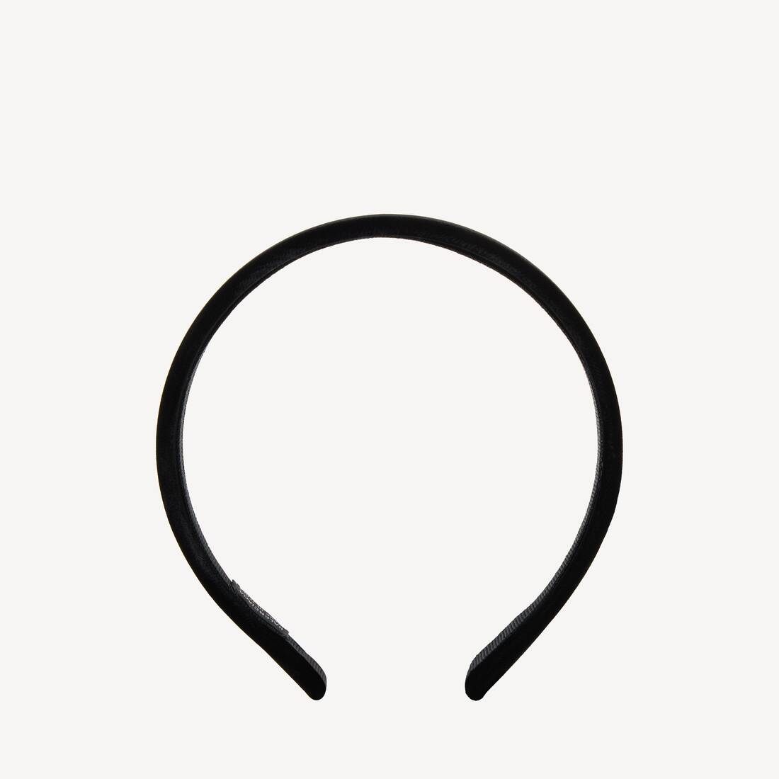 Diadema plana para mujer Holli en negro/plateado brillante