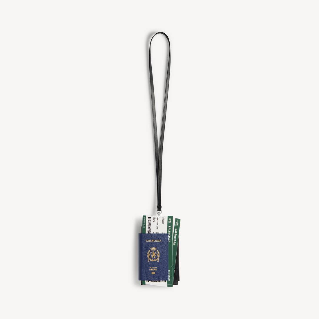 Llavero para teléfono de hombre en azul pasaporte