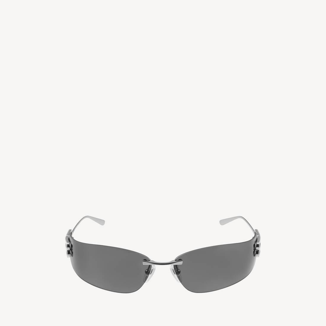 Gafas de sol D-Frame para mujer en plata