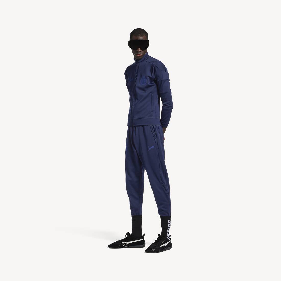 Pantalones de chándal ajustados Balenciaga I Puma en azul marino