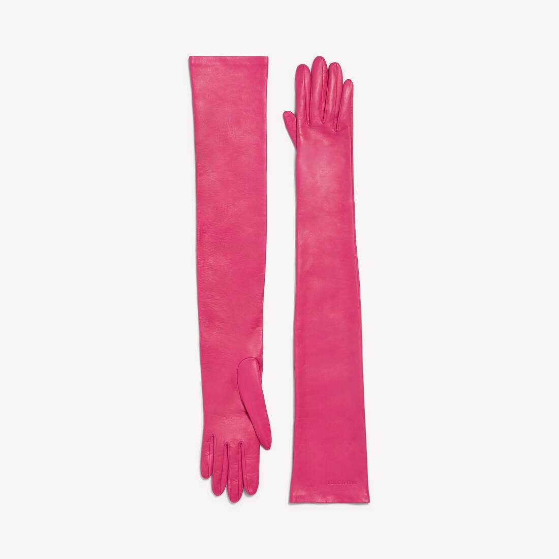 Guantes largos para mujer en rosa