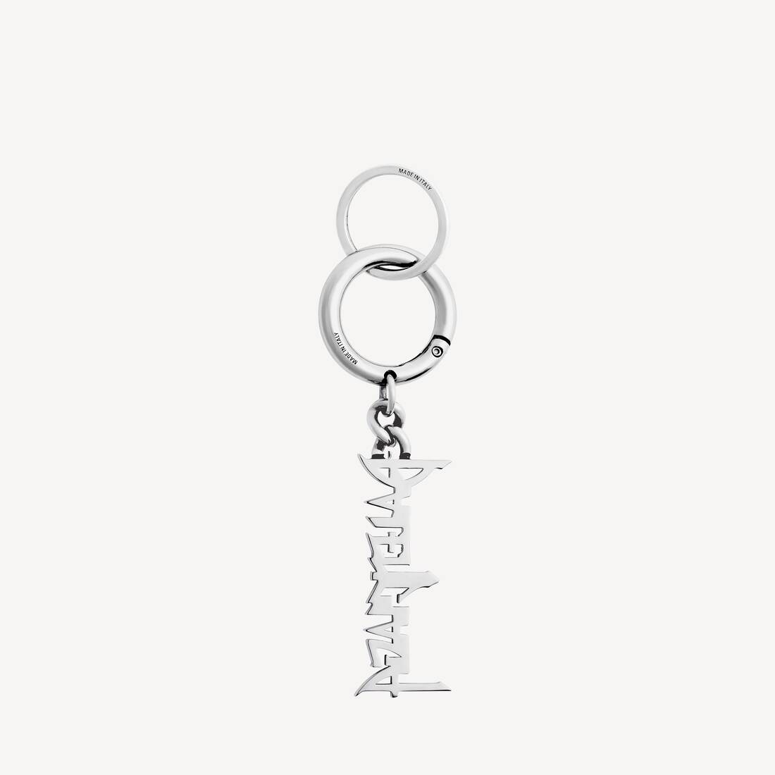 Llavero de Metal Typo en Plata