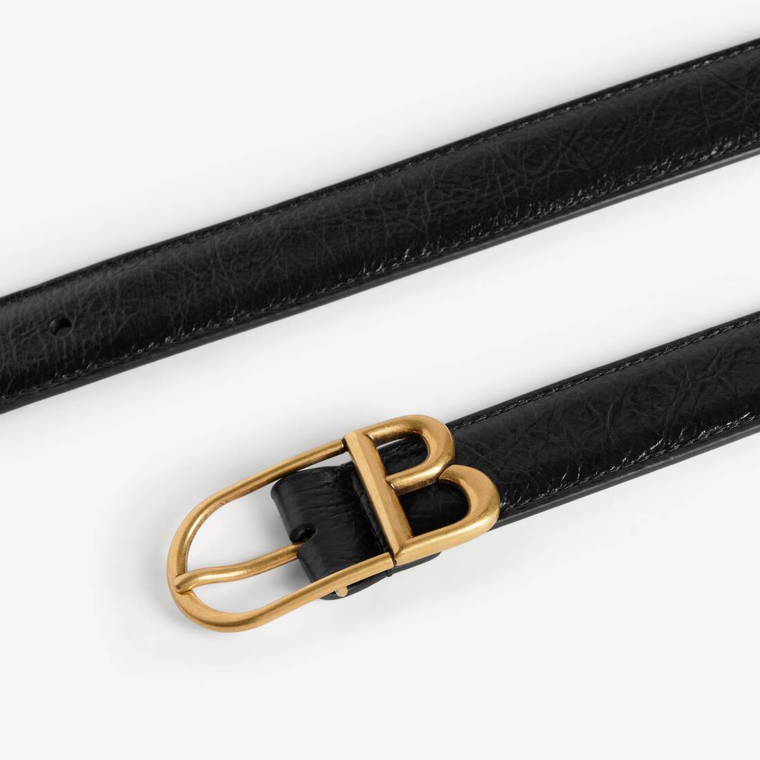Cinturón Clásico B para Mujer en Negro