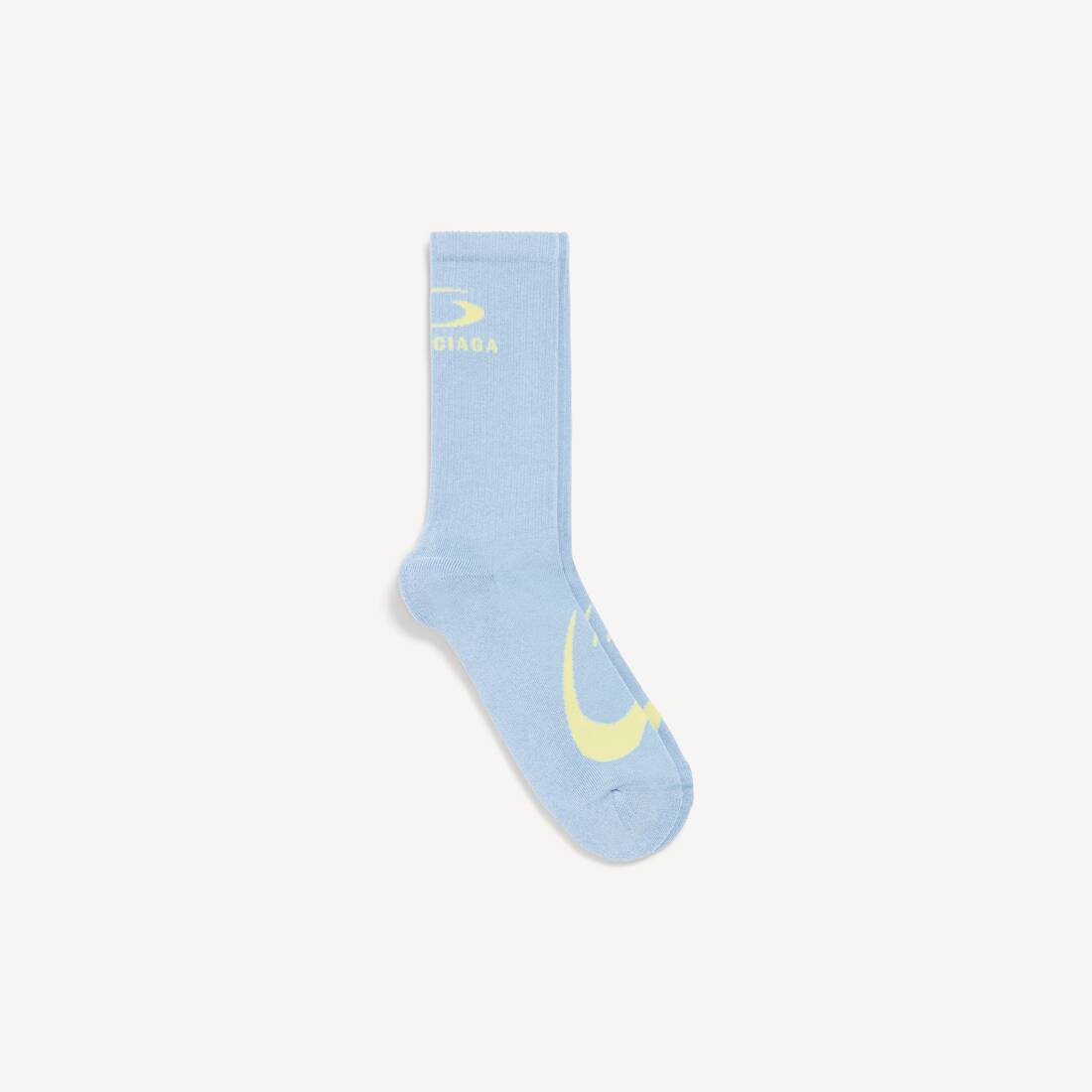 Calcetines masculinos con icono Loop Sports en azul/amarillo