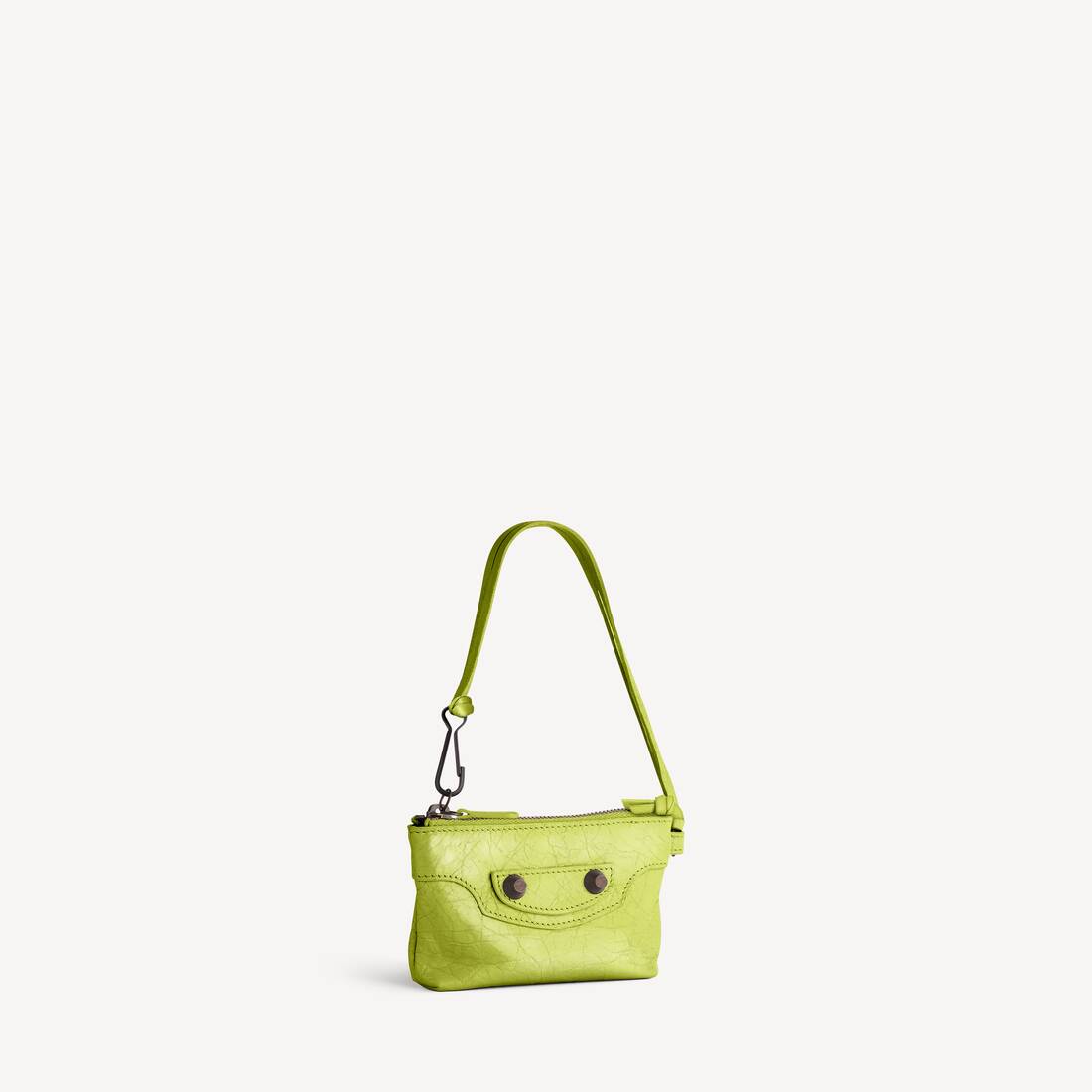 Bolso con Cremallera y Colgante Le City para Mujer en Pistacho