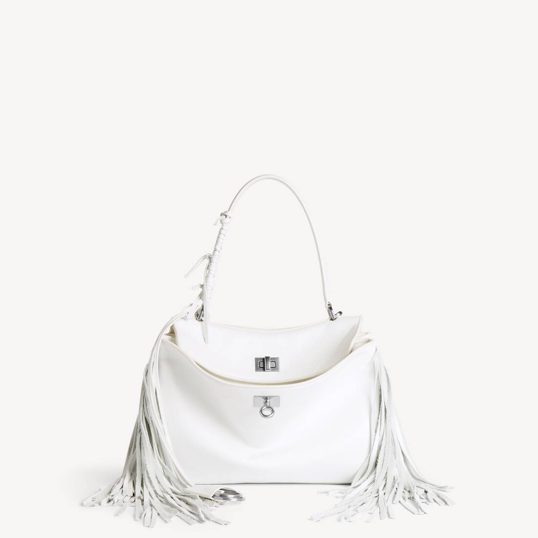 Bolso de Rodeo para Mujer Pequeño en Blanco