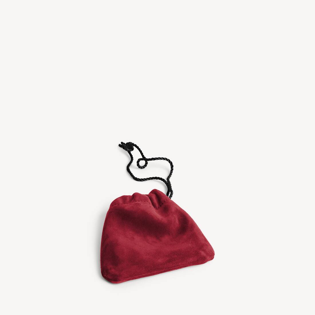 Bolsa de joyería encantadora para mujer en rojo cereza