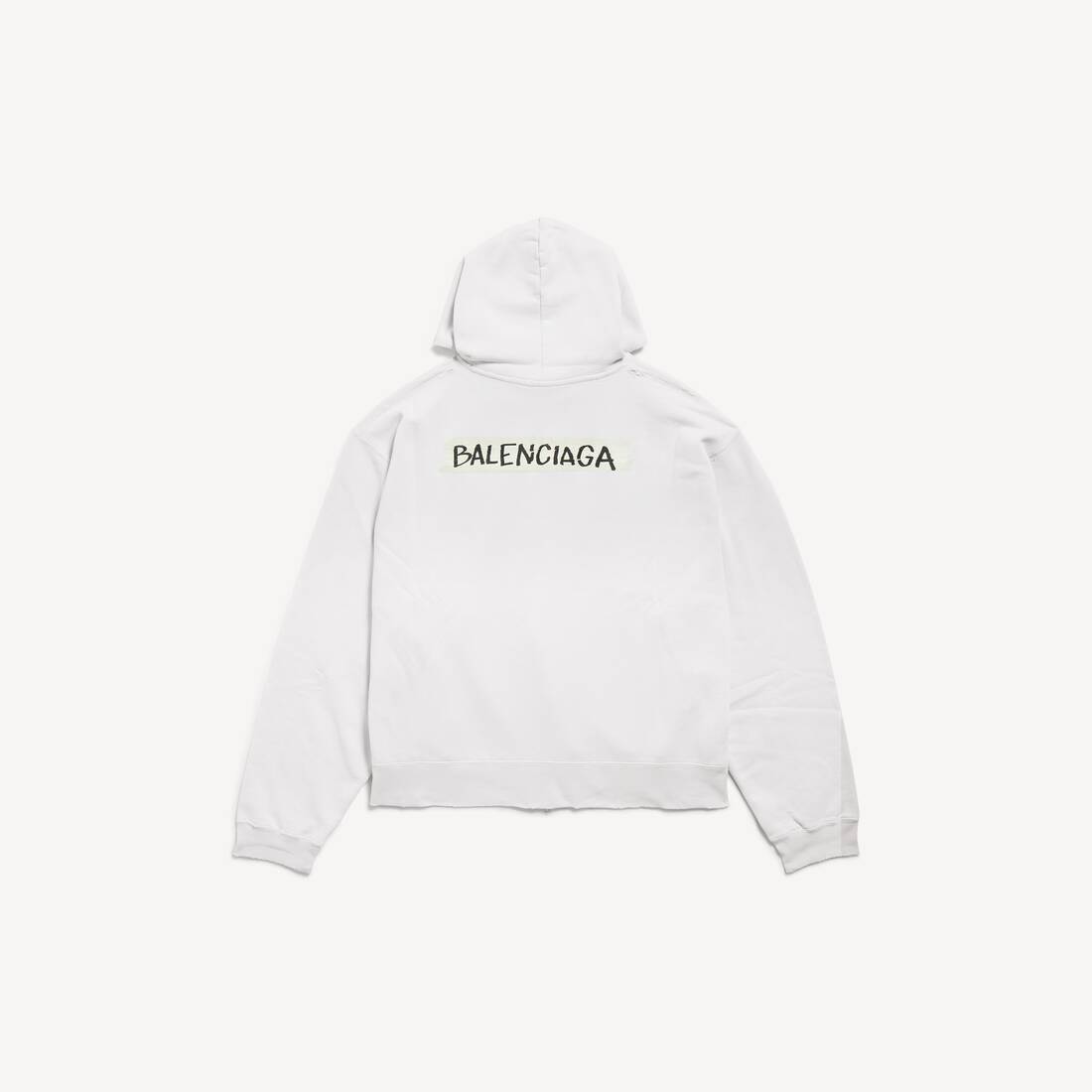 Chándal Oversized con Cremallera para Hombre en Blanco Sucio