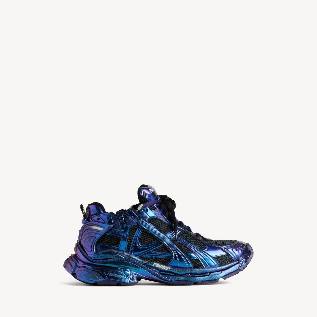 Zapatilla De Corredor Iridiscente para Hombre en Azul