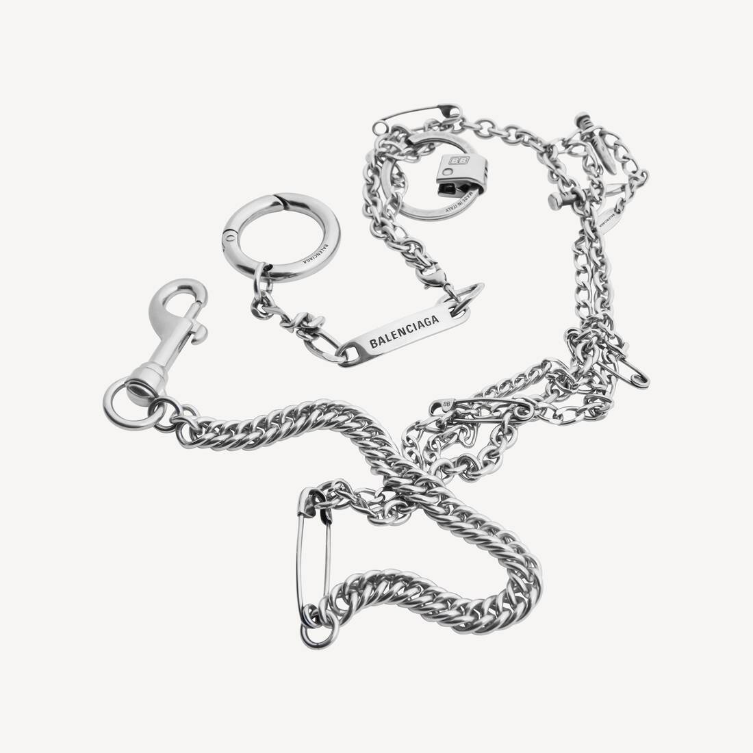 Cadena para Pantalones Hecha a Mano en Plata